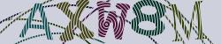 Darstellung des Captcha-Codes.