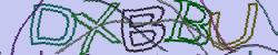 Darstellung des Captcha-Codes.