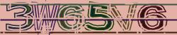 Darstellung des Captcha-Codes.