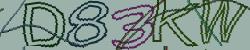 Darstellung des Captcha-Codes.