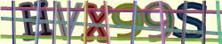 Darstellung des Captcha-Codes.