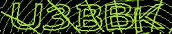 Darstellung des Captcha-Codes.