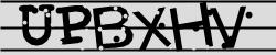 Darstellung des Captcha-Codes.