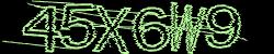 Darstellung des Captcha-Codes.