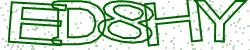 Darstellung des Captcha-Codes.