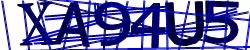Darstellung des Captcha-Codes.