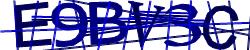 Darstellung des Captcha-Codes.