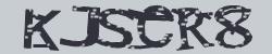 Darstellung des Captcha-Codes.