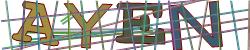 Darstellung des Captcha-Codes.