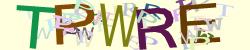 Darstellung des Captcha-Codes.