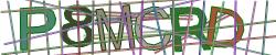 Darstellung des Captcha-Codes.