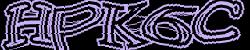 Darstellung des Captcha-Codes.