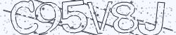 Darstellung des Captcha-Codes.