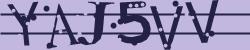 Darstellung des Captcha-Codes.