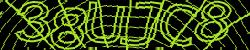 Darstellung des Captcha-Codes.