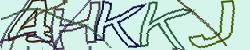 Darstellung des Captcha-Codes.