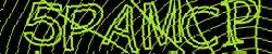 Darstellung des Captcha-Codes.