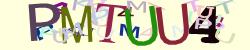 Darstellung des Captcha-Codes.
