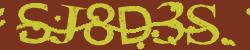 Darstellung des Captcha-Codes.