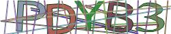 Darstellung des Captcha-Codes.