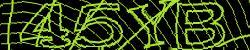 Darstellung des Captcha-Codes.