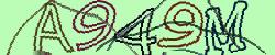 Darstellung des Captcha-Codes.