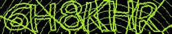 Darstellung des Captcha-Codes.