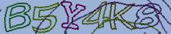 Darstellung des Captcha-Codes.