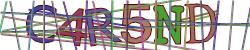 Darstellung des Captcha-Codes.