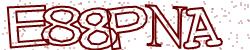 Darstellung des Captcha-Codes.
