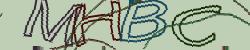 Darstellung des Captcha-Codes.