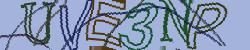 Darstellung des Captcha-Codes.