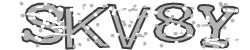 Darstellung des Captcha-Codes.