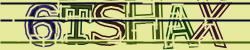 Darstellung des Captcha-Codes.