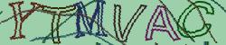 Darstellung des Captcha-Codes.