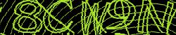 Darstellung des Captcha-Codes.