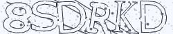 Darstellung des Captcha-Codes.