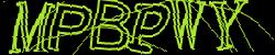 Darstellung des Captcha-Codes.