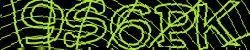 Darstellung des Captcha-Codes.