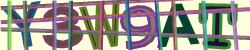 Darstellung des Captcha-Codes.