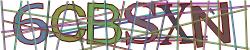 Darstellung des Captcha-Codes.