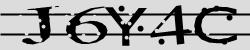 Darstellung des Captcha-Codes.