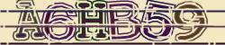 Darstellung des Captcha-Codes.