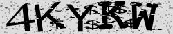 Darstellung des Captcha-Codes.