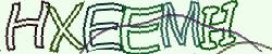 Darstellung des Captcha-Codes.