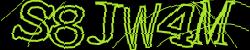 Darstellung des Captcha-Codes.