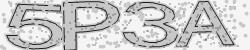 Darstellung des Captcha-Codes.