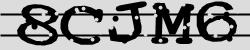 Darstellung des Captcha-Codes.