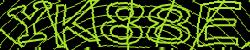 Darstellung des Captcha-Codes.