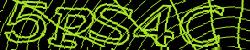 Darstellung des Captcha-Codes.